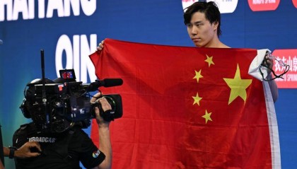 世锦赛中国游泳队共获27.2万美元奖金 覃海洋位列第一