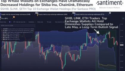 山寨币:柴犬、Chainlink、以太坊交易所供应量暴跌,价格即将回升?