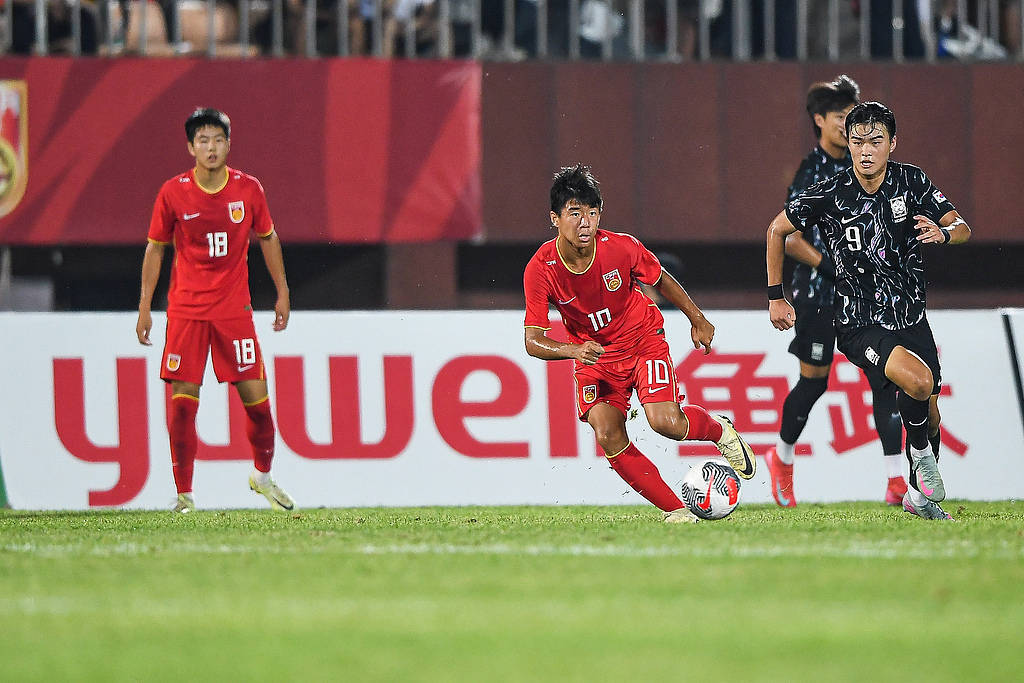 先赢后输！中国U16男足3比4不敌韩国，和平杯排名第三