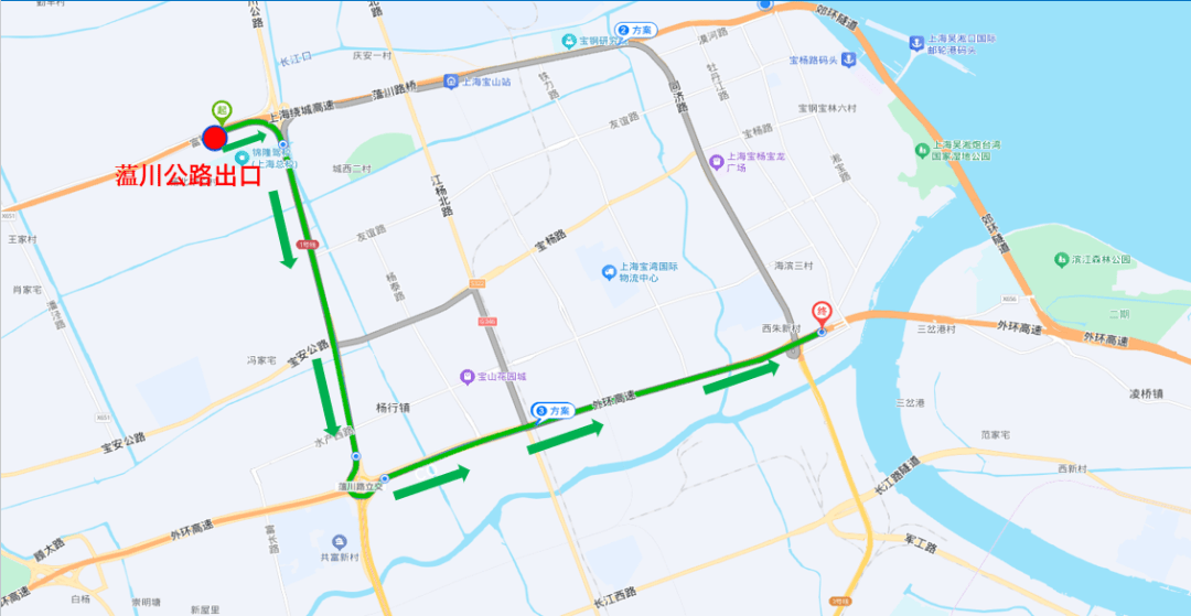 【交通】9月5日起，G1503上海绕城高速内圈这一区段实行夜间全封闭施工→