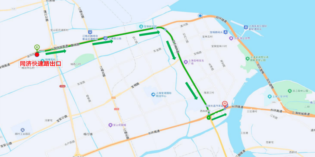 【交通】9月5日起，G1503上海绕城高速内圈这一区段实行夜间全封闭施工→